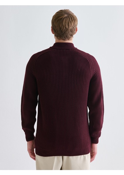 Yeni Sezon Dik Yaka Uzun Kollu Erkek Triko Kazak fırsatları