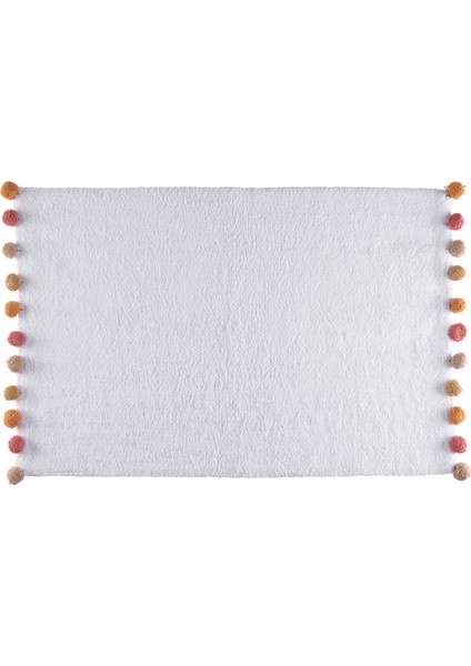 Delight Beyaz Banyo Paspası 70X110 cm