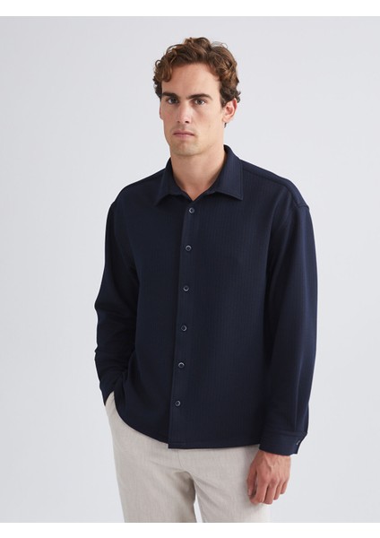 Yeni Sezon Rahat Kalıp Uzun Kollu Erkek Gömlek