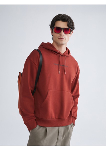 Yeni Sezon Uzun Kollu Baskılı Erkek Hoodie