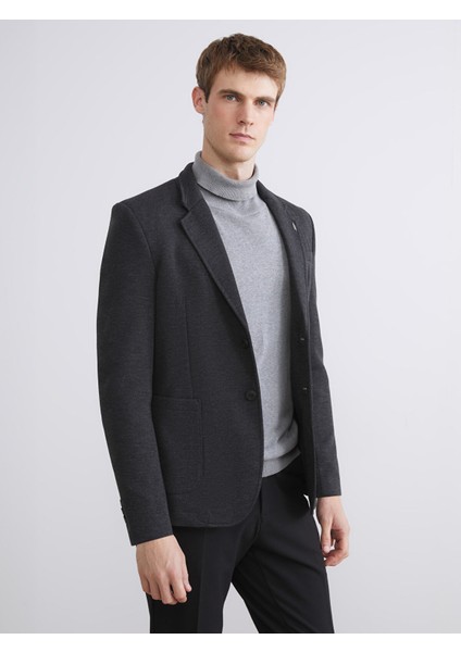 Yeni Sezon Standart Kalıp Erkek Blazer Ceket