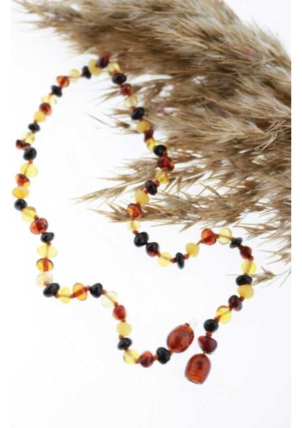 Sertifikalı Kehribar Bebek Diş Kolyesi Kehribar Kolye