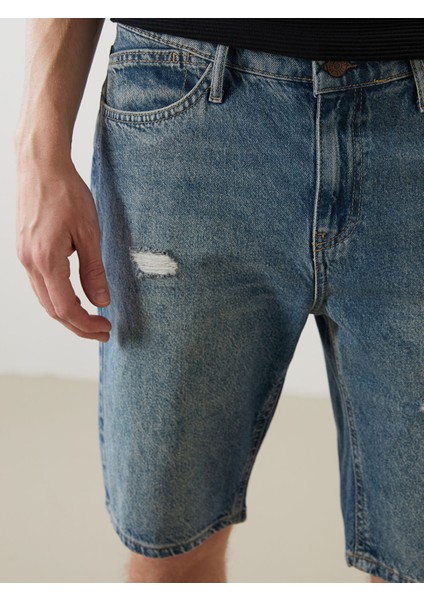 Yeni Sezon Standart Kalıp Erkek Jean Şort modelleri