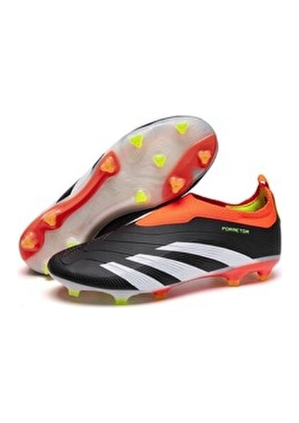 Ebt Unisex Bağcıksız Futbol Ayakkabısı Krampon Sentetik Malzeme ile Hafif ve Konforlu