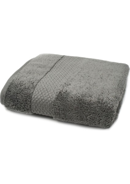 Helgeå Carbon %100 Pamuk Bordürlü Yüz Havlusu 50X90 cm