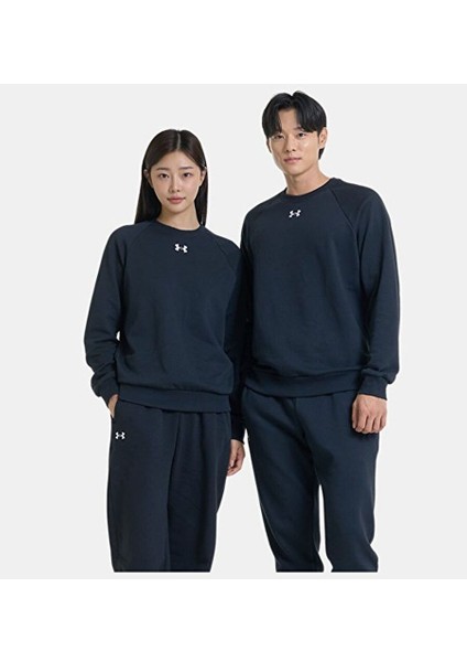 Erkek Ua Rival Fleece Bisiklet Yaka Sweatshirt 1379755-001 fiyatları