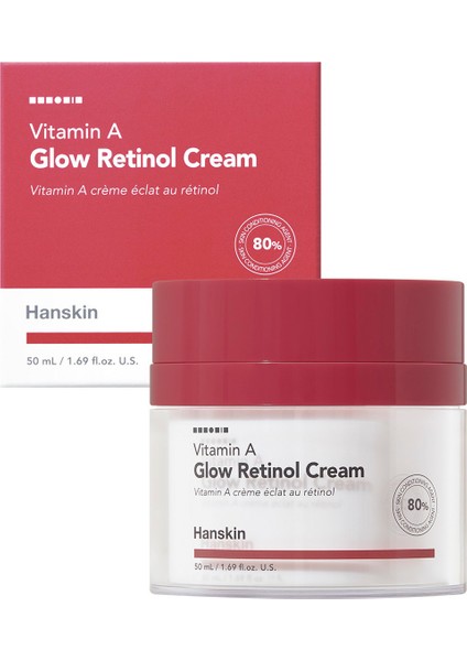 Vitamin A Glow Retinol Cream Yaşlanma Karşıtı Ton Eşitleyici Aydınlatıcı Cilt Serumu 50 ml