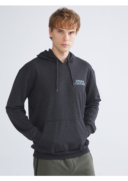 Yeni Sezon Uzun Kollu Baskılı Erkek Hoodie