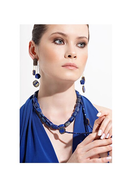 Lapis Crystal Sahra Earrings modelleri