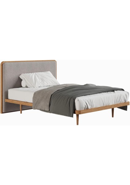 Pera Meşe ve Kumaş Başlıklı Yatak Seti 207X205 cm modelleri