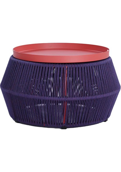 Wo Cage Mercan Mor Alüminyum Bahçe Sehpası fiyatları