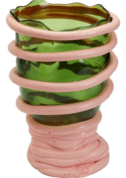 Pompitu I L Yeşil Somon Vazo fiyatları