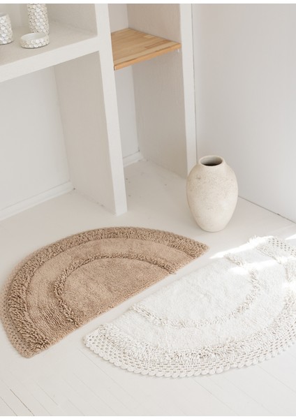Moon Ekru Banyo Paspası 50X80 cm modelleri