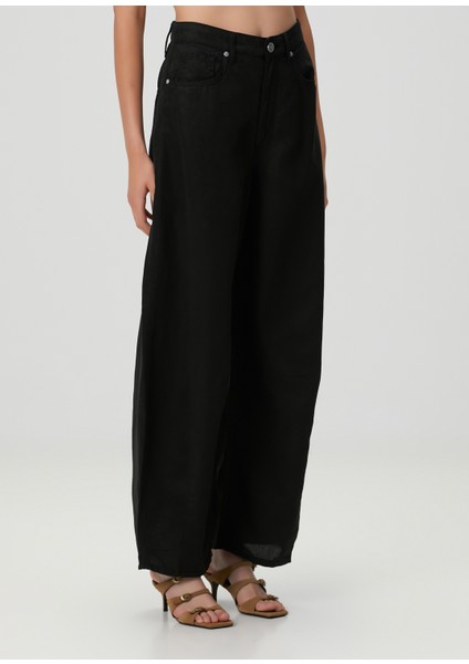 Jett Barrel Leg Siyah Jean Pantolon modelleri