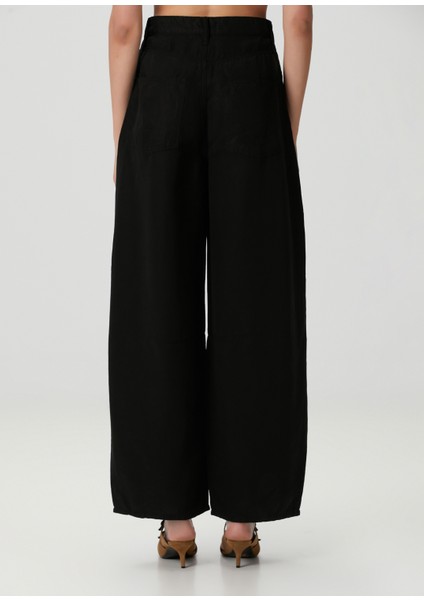 Jett Barrel Leg Siyah Jean Pantolon fırsatları