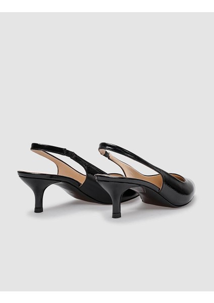 Siyah Kadın Rugan Abiye Ayakkabı 124480R modelleri