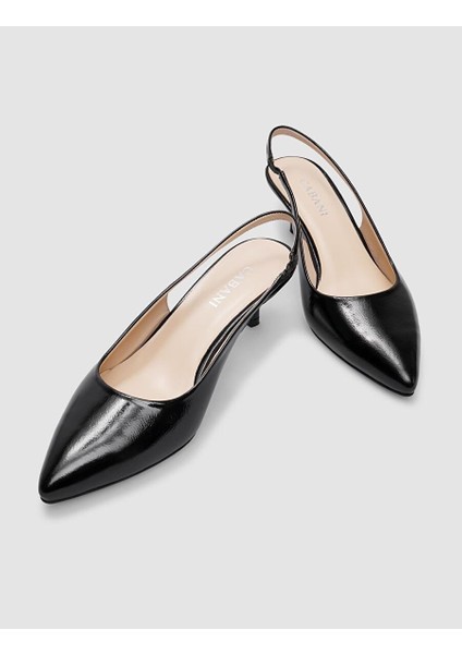 Siyah Kadın Rugan Abiye Ayakkabı 124480R fırsatları