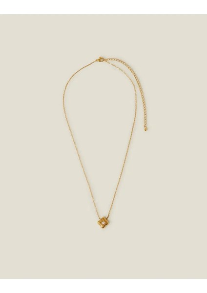 Z Yonca Kolye Altın Kaplama modelleri