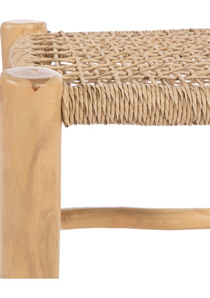 London Rattan Tablalı Ahşap Tabure modelleri