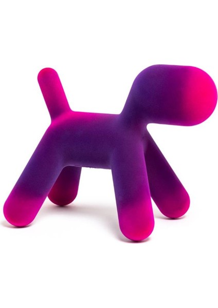 Puppy Medium Violet Fuchsia Köpek Heykeli fiyatları