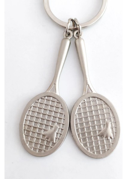 Iki Adet Raketli Metal Anahtarlık