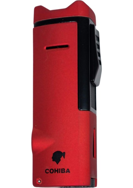 3 Torch Pürmüz Kırmızı Puro Çakmağı