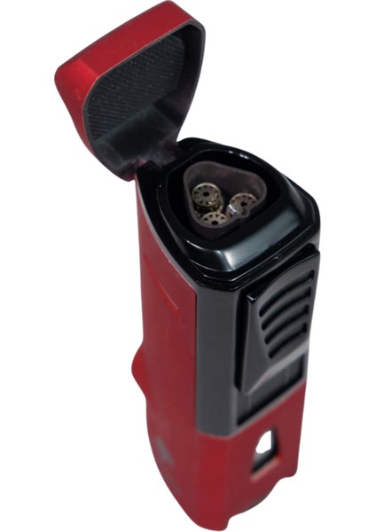 3 Torch Pürmüz Kırmızı Puro Çakmağı modelleri