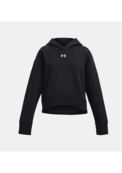 Çocuk Ua Rival Fleece Kapüşonlu Üst 1379517-001