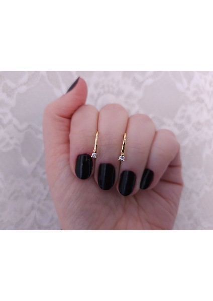 Mini Noa Pırlanta Tektaş Küpe 0402E0030 fiyatları