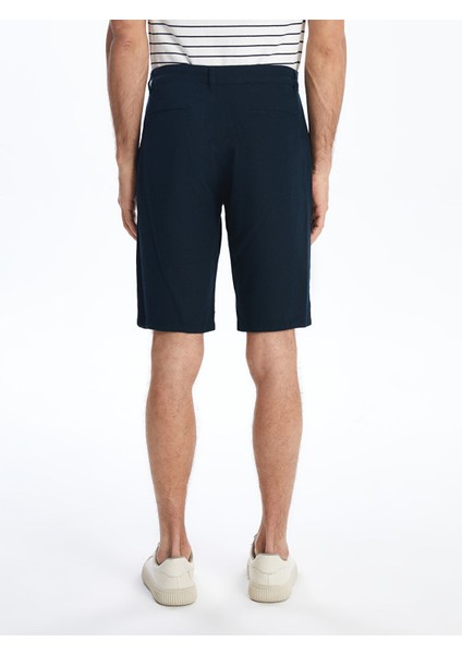 Yeni Sezon Rahat Kalıp Keten Karışımlı Erkek Şort fırsatları