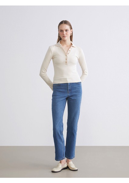 Yeni Sezon Slim Fit Kadın Jean Pantolon