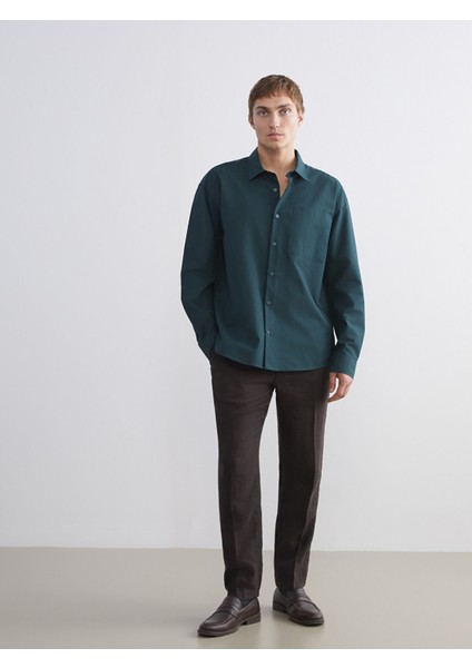 Yeni Sezon Rahat Kalıp Uzun Kollu Erkek Gömlek fiyatları