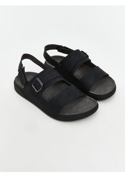 Yeni Sezon Süet Görünümlü Erkek Sandalet