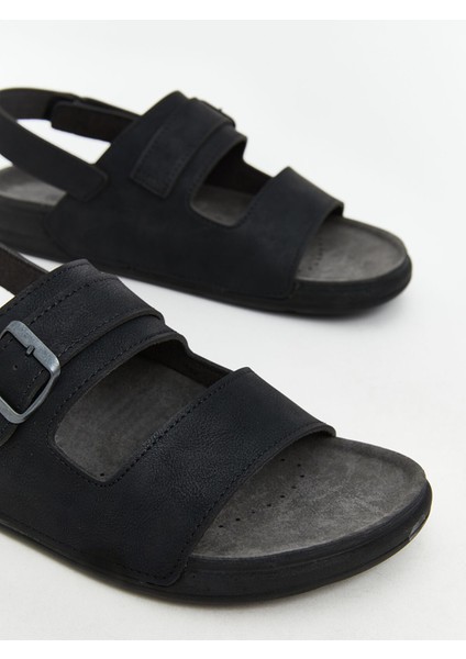 Yeni Sezon Süet Görünümlü Erkek Sandalet modelleri