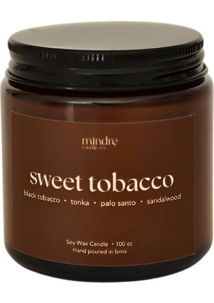 Amber Serisi Sweet Tobacco Kokulu Soya Mumu 100 ml