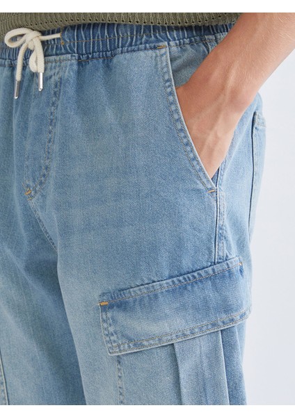 Yeni Sezon Standart Kalıp Erkek Jean Şort indirimleri