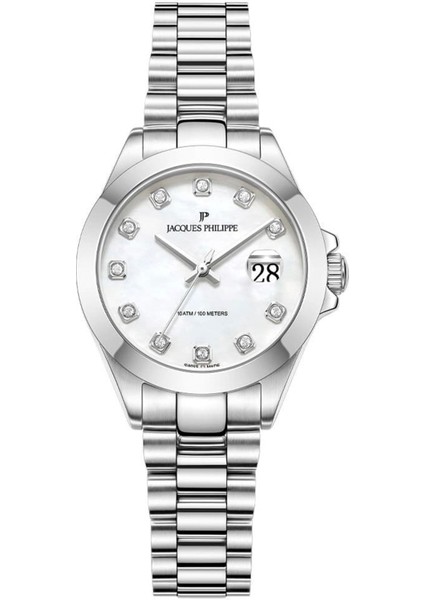 JPQLS731386 Gri Çelik Kadın Kol Saati