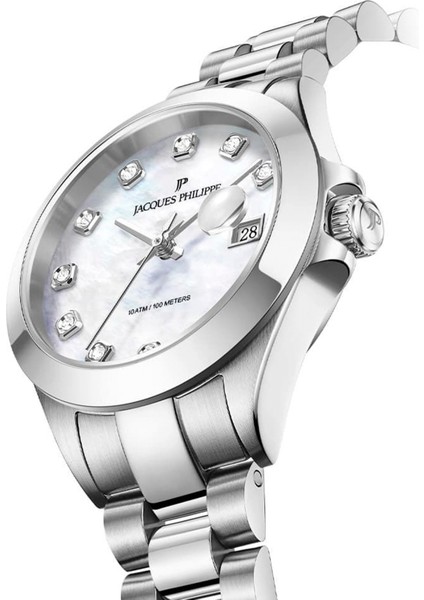 JPQLS731386 Gri Çelik Kadın Kol Saati modelleri