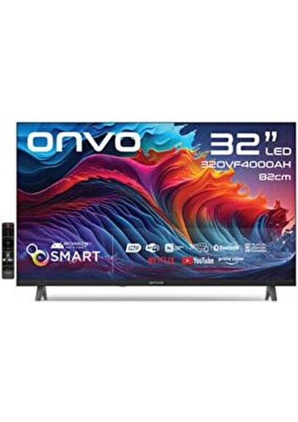 32OVF4000AH 32" Hd Ready Frameless Android 13 Smart LED Tv