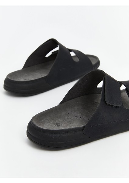 Yeni Sezon Süet Görünümlü Cırt Cırtlı Erkek Terlik indirimleri