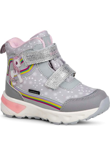 Unicornie BUCK3033-BH004 Işıklı Su Geçirmez Çocuk Botu - Gri fiyatları