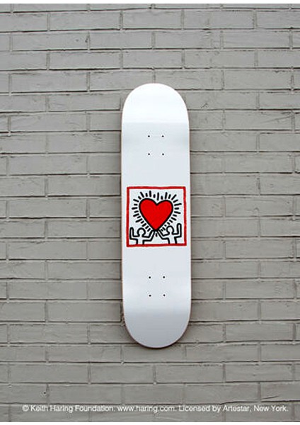 Keith Haring Untitled Heart Kaykay Tablo fiyatları