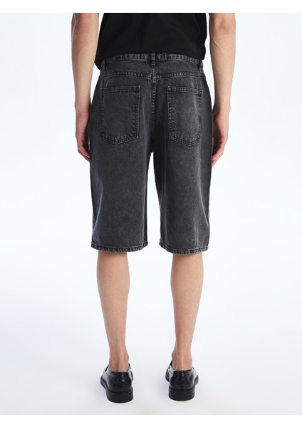 Yeni Sezon Rahat Kalıp Erkek Jean Şort fırsatları