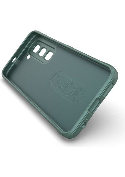 Infinix Hot 50 Pro 4g Kılıf Esnek Tpu Oyuklu Arka Yüzey Tasarımlı N7TH Etnik Silikon Kapak - Koyu Ye indirimleri