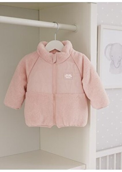 Pampa Kadın Mont Pembe Renk Uzun Kol Polar Astar ile Sıcak Tutma Özelliği