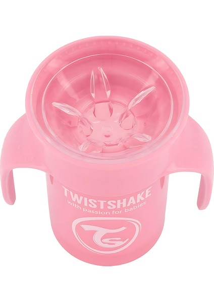 Pembe 6+ Ay 360° Dökülmez Alıştırma Bardağı 230 ml modelleri