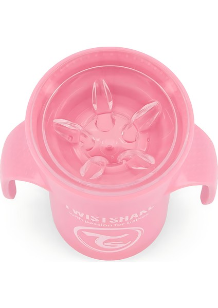 Pembe 6+ Ay 360° Dökülmez Alıştırma Bardağı 230 ml fırsatları