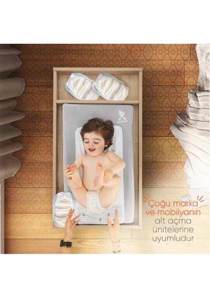 Hero Alt Değiştirme Minderi ve Kılıfı