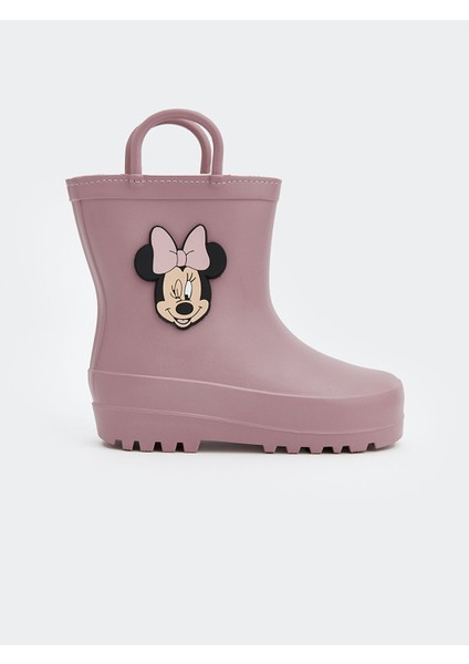 Yeni Sezon Minnie Mouse Baskılı Kız Bebek Yağmur Botu fiyatları