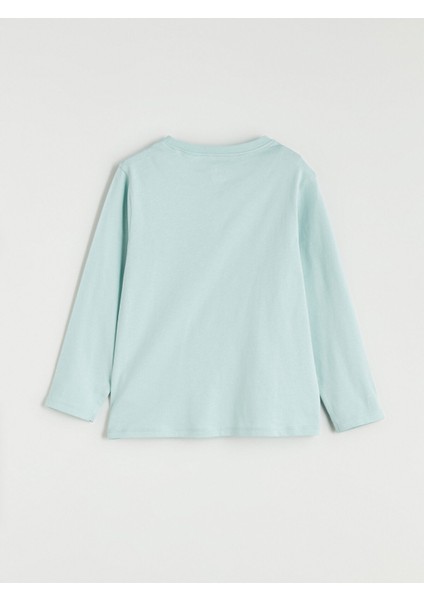 Yeni Sezon Bisiklet Yaka Snoopy Baskılı Erkek Çocuk Pijama Takımı fırsatları